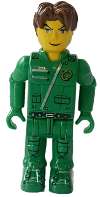 Lego figurka 4 Juniors Jack Stone Green Jacket