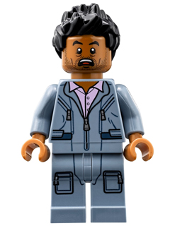 Lego figurka Jurassic World Simon Masrani Sand Blue Jumper