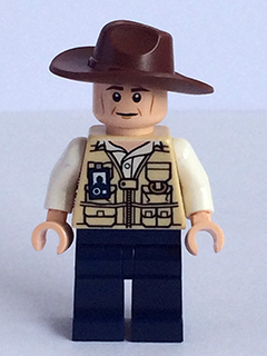 Lego figurka Jurassic World Vet Hat Fedora