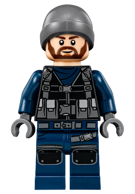 Lego figurka Jurassic World ACU Guard Male (Nová)