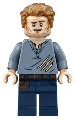 Lego figurka Jurassic World Owen Grady Ripped Shirt