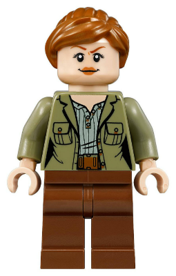 Lego figurka Jurassic World Claire Dearing Olive Green Jacket