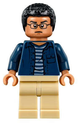 Lego figurka Jurassic World Franklin Webb Dark Blue Shirt