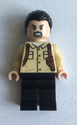Lego figurka Jurassic World Vic Hoskins Black Hair