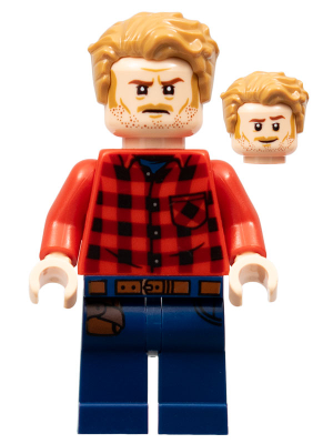 Lego figurka Jurassic World Owen Grady Flannel Shirt