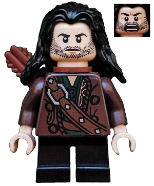 Lego figurka LOTR Kili the Dwarf - 2 praskliny na trupu