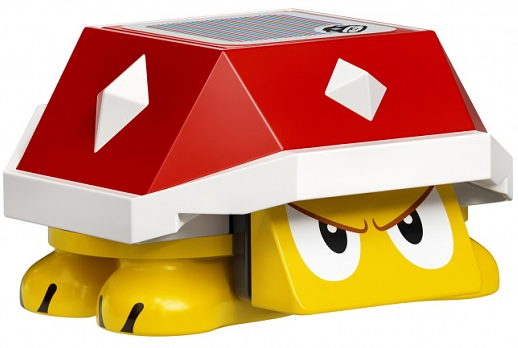 Lego figurka Super Mario Spiny Scanner Code with Blue Lines