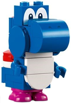 Lego figurka Super Mario Blue Yoshi