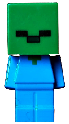 Lego figurka Minecraft Baby Zombie Printed Torso