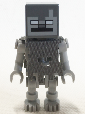 Lego figurka Minecraft Stray Dark Bluish Gray Cape