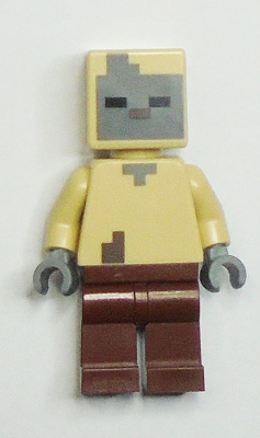 Lego figurka Minecraft Husk Reddish Brown Legs