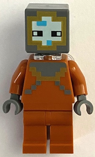 Lego figurka Minecraft Diver - bez krčního nástavce