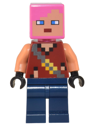 Lego figurka Minecraft Zombie Hunter Dark Red Torso (Nová)