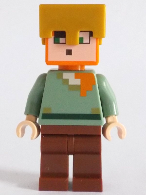 Lego figurka Minecraft Alex Reddish Brown Legs