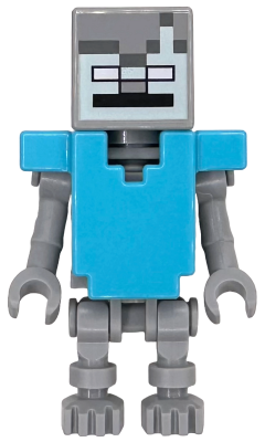 Lego figurka Minecraft Stray Medium Azure Armor (Spider Jockey) (Nová)