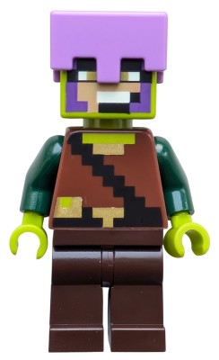 Lego figurka Minecraft Jungle Ranger Medium Lavender Helmet (Nová)
