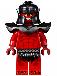 Lego figurka Nexo Knights Crust Smasher Bare Chest Red Legs