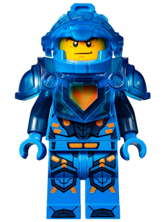 Lego figurka Nexo Knights Clay Moorington Blue Helmet