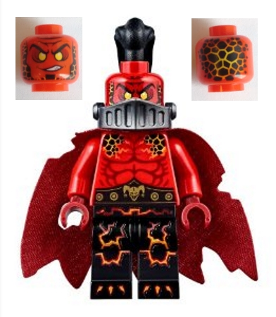 Lego figurka Nexo Knights General Magmar Cape