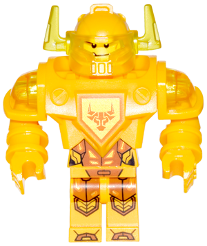 Lego figurka Nexo Knights Axl Trans-Yellow Visor