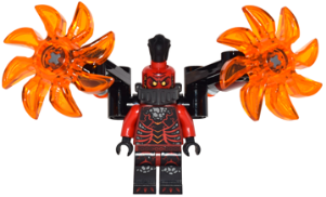 Lego figurka Nexo Knights General Magmar - bez batohu s pilovými…