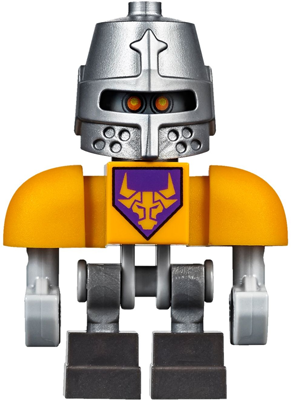 Lego figurka Nexo Knights Axl Bot Bright Light Orange Shoulders (Nová)
