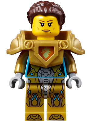 Lego figurka Nexo Knights Queen Halbert Pearl Gold Armor (Nová)