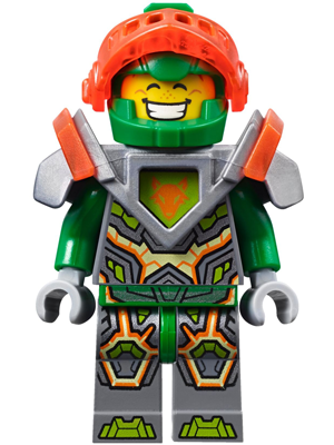 Lego figurka Nexo Knights Aaron Fox Trans-Neon Orange Visor