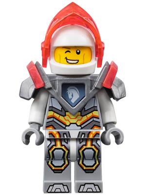 Lego figurka Nexo Knights Lance Richmond Trans-Neon Orange Visor