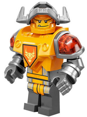 Lego figurka Nexo Knights Axl Flat Silver Visor (Nová)