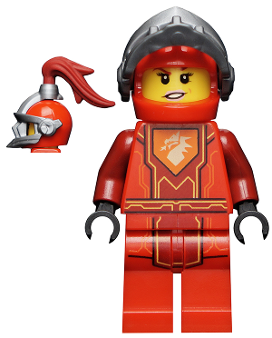 Lego figurka Nexo Knights Macy Halbert - mírně opotřebovaný potisk