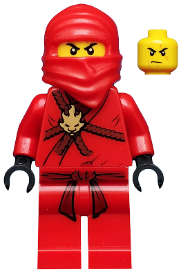 Lego figurka Ninjago Kai - všechny díly jsou silně poškrábané