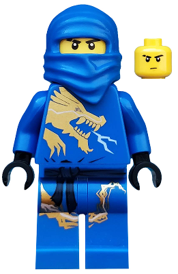 Lego figurka Ninjago Jay DX - 2 praskliny na trupu
