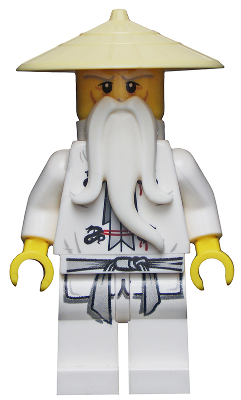 Lego figurka Ninjago Wu Sensei - prasklý trup