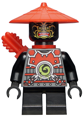 Lego figurka Ninjago Stone Army Scout Yellow Face