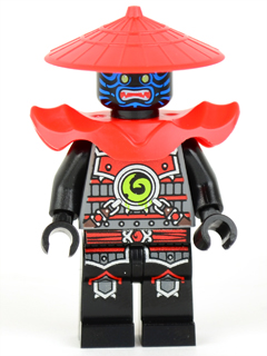 Lego figurka Ninjago Stone Army Swordsman Blue Face - dobrý stav