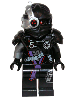 Lego figurka Ninjago General Cryptor Rebooted - opotřebovaný obličej