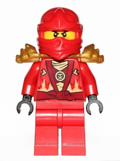 Lego figurka Ninjago Kai Rebooted with Armor - poškozená hlava