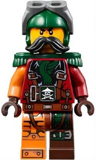 Lego figurka Ninjago Flintlocke Epaulettes