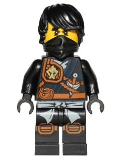 Lego figurka Ninjago Cole Knee Pads with Scabbard - bez pochvy
