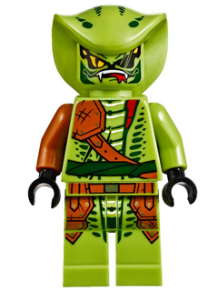 Lego figurka Ninjago Lasha Rebooted Serpentine Snake Scout Lime