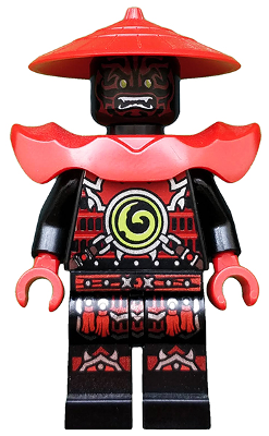 Lego figurka Ninjago Stone Army Swordsman Red Face