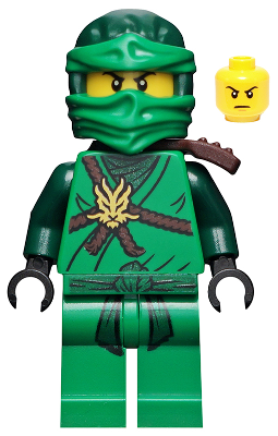 Lego figurka Ninjago Lloyd (Honor Robe) - opotřebovaný potisk hlavy