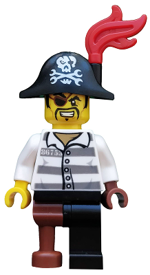 Lego figurka Ninjago Captain Soto - crack torso without plume