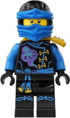 Lego figurka Ninjago Jay Skybound - mírně opotřebovaný potisk hlavy