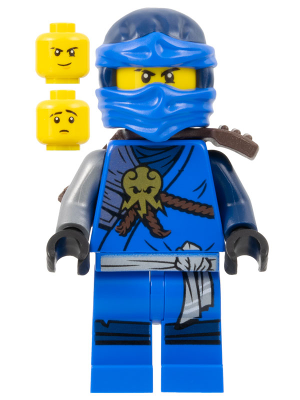 Lego figurka Ninjago Jay (Honor Robe) - opotřebovaný potisk hlavy
