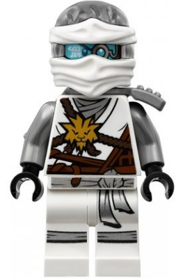 Lego figurka Ninjago Zane (Honor Robe) - mírně okousané dlaně