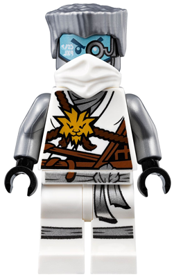 Lego figurka Ninjago Zane (Honor Robe) - prasklé ruce