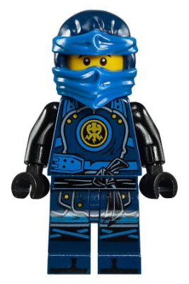 Lego figurka Ninjago Jay The Hands of Time - opotřebovaný potisk hlavy