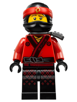 Lego figurka Ninjago Movie Kai Pearl Dark Gray Katana Holder